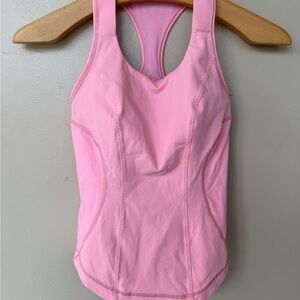 Lululemon Pink Athletic Tank Top